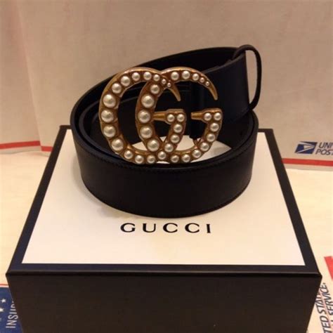 kids gucci belt saks|Gucci belt with pearl buckle.